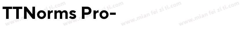 TTNorms Pro字体字体转换